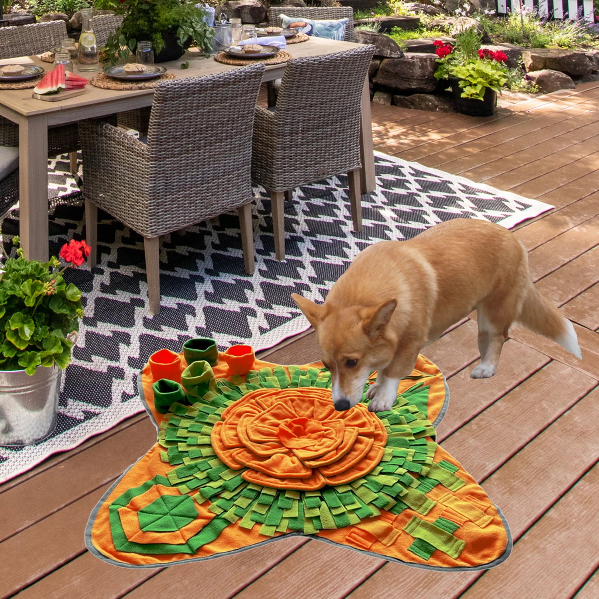 Pet Snuffle Mat – Interactive Feeding Toy