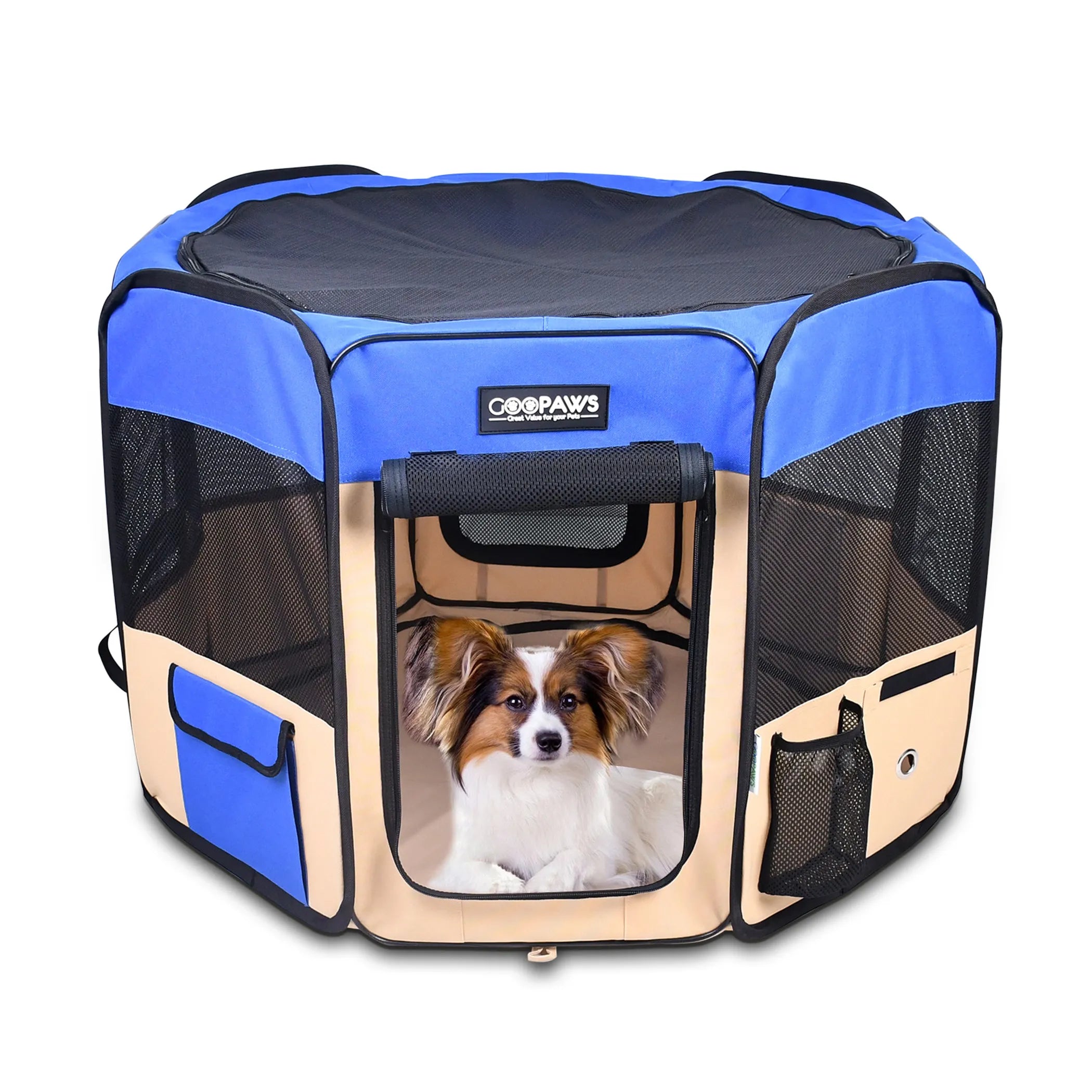 Portable Foldable Dog Playpen – JESPET Exercise Pen (36″, 45″ or 61)