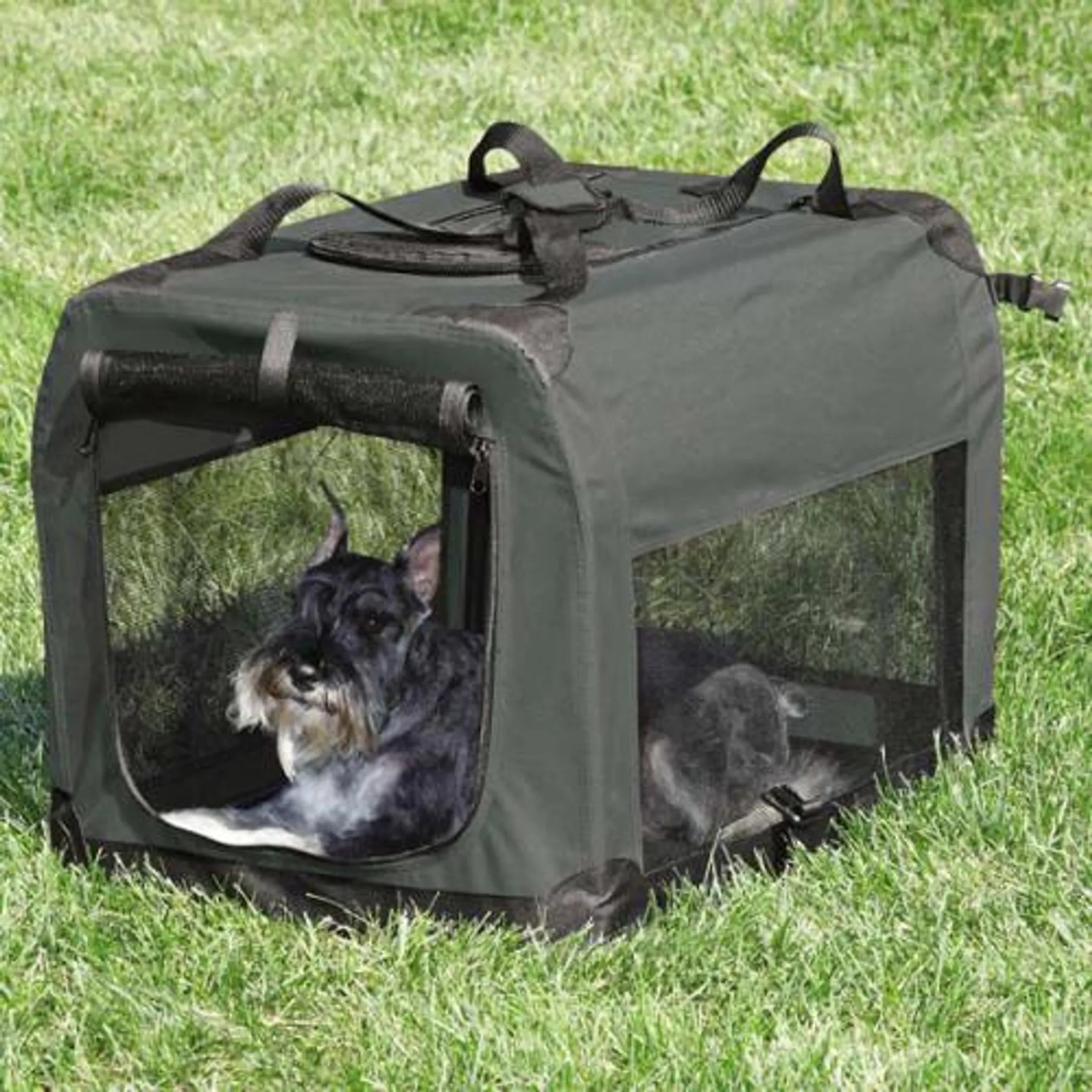 Portable Soft-Sided Dog Crate – Lightweight, Foldable & Travel-Ready