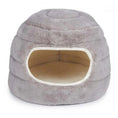Load image into Gallery viewer, SP Cuddler Cave Bed – Soft Covered Hideaway for Small Dogs & Cats (Gray)