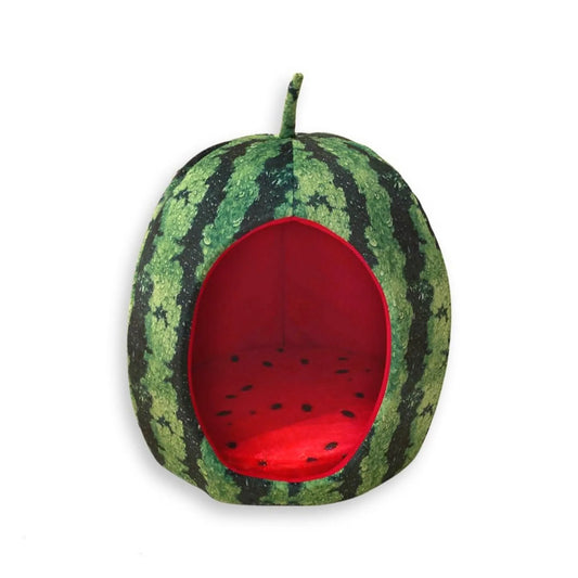 Watermelon Pet Bed – Fun Covered Hideaway for Small Pets