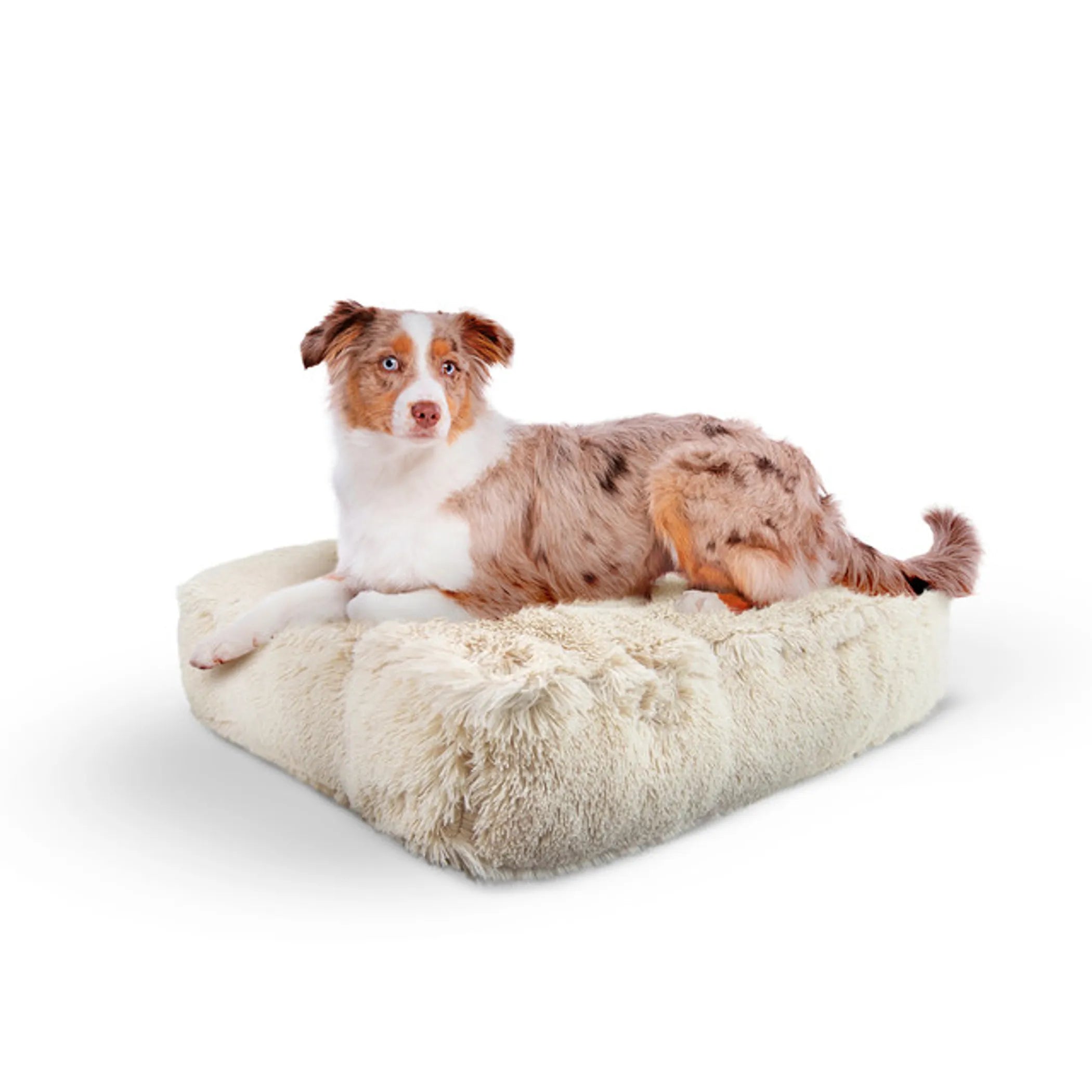 Doggy Dooties® Frosted Willow™ Rectangle Bed – Ultra-Soft, Washable Dog Bed