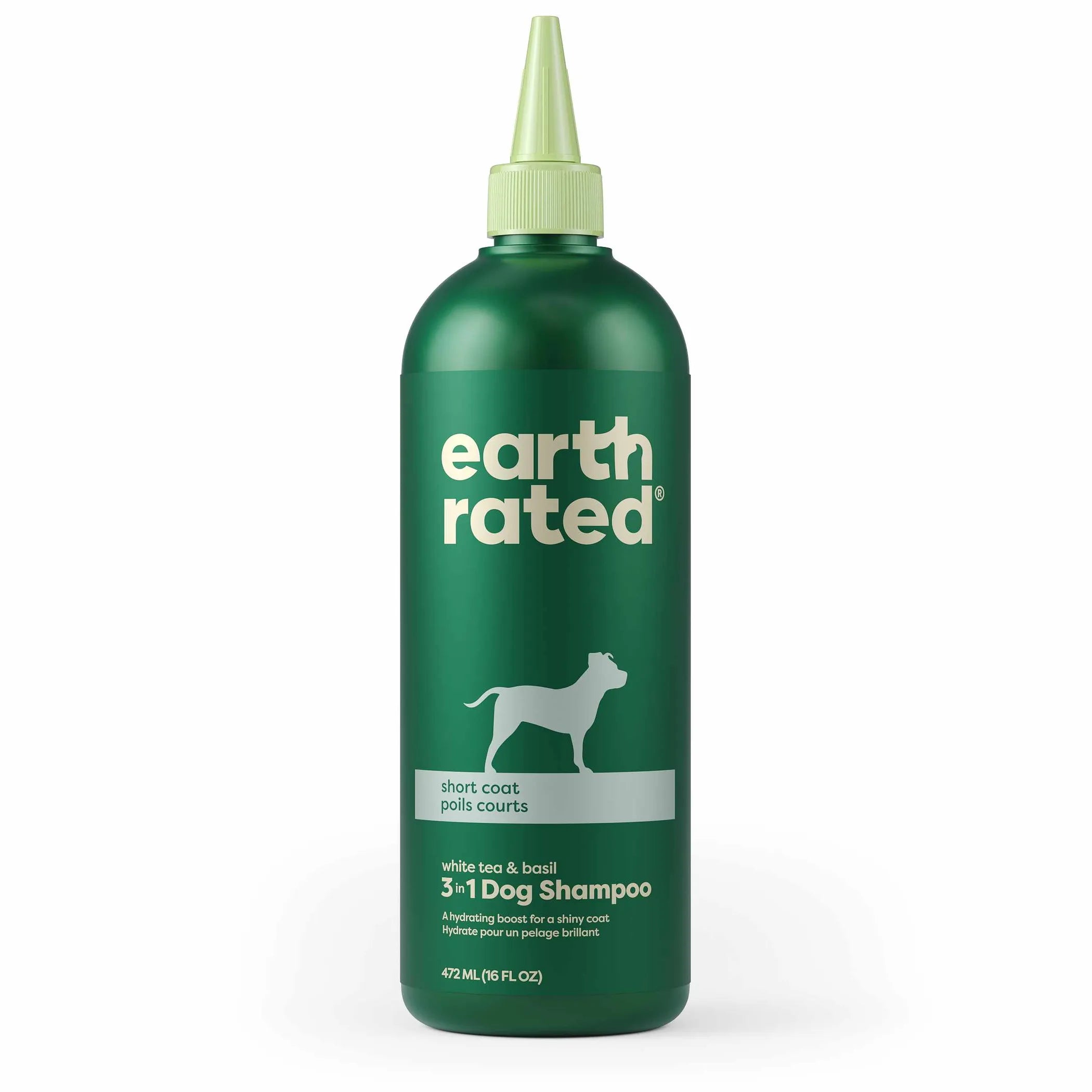 Earth Rated Moisturizing 3-in-1 Dog Shampoo for Short and Smooth Coats – Deep Clean, Shed Control, and Odor Relief
