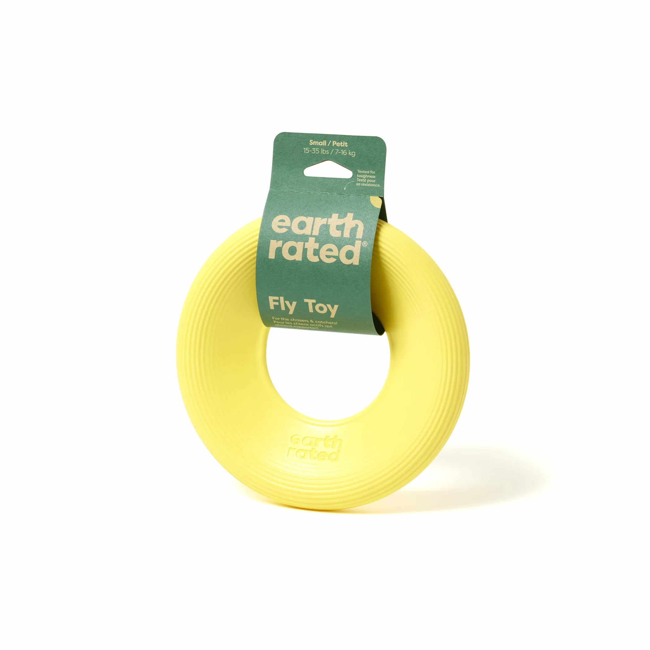 Earth Rated Flyer Dog Toy – Durable Soft Disc for Interactive Fetch, TPE Rubber, Lightweight & Grippy