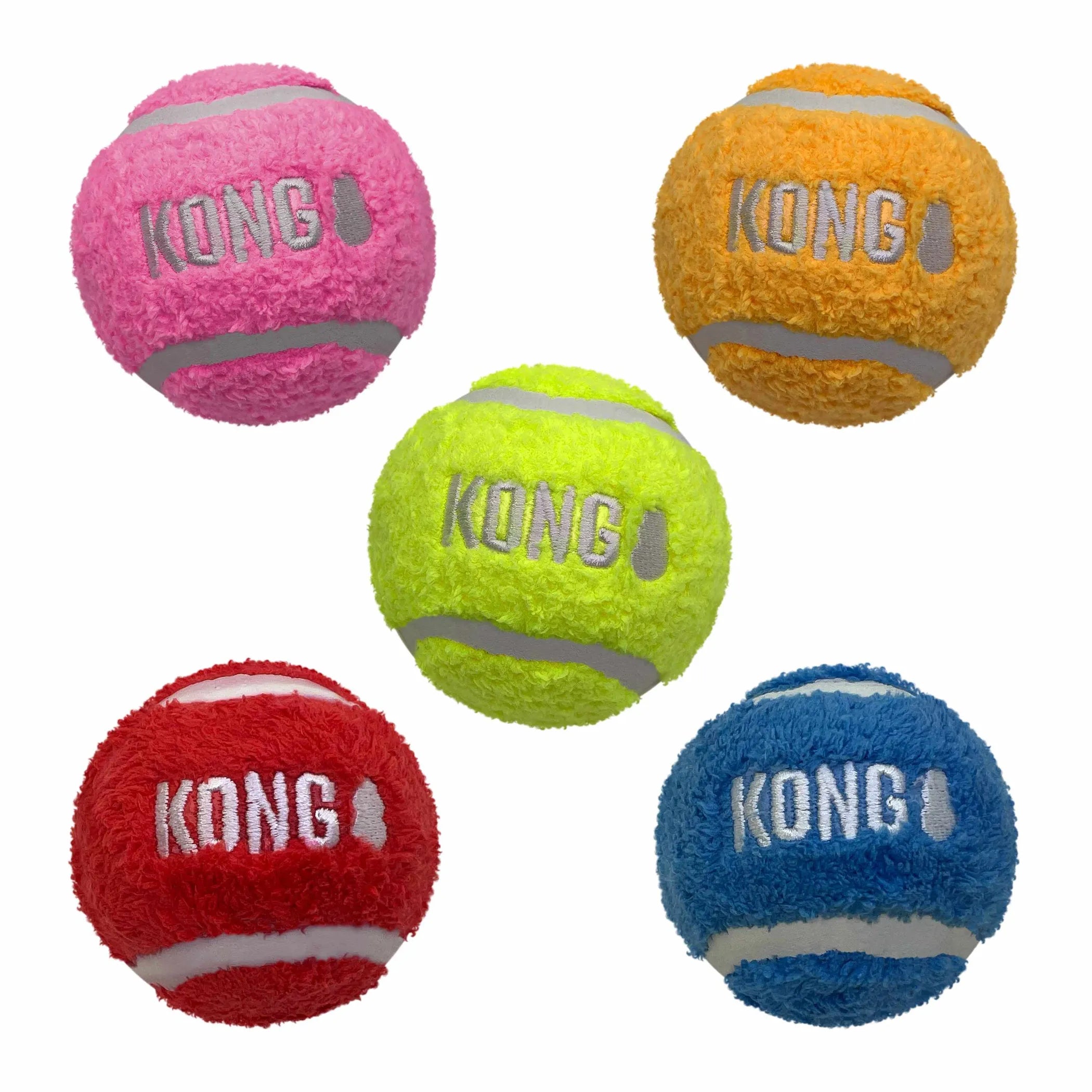 KONG Softies Dog Fetch Ball – Plush & Bounce
