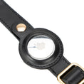 Load image into Gallery viewer, Doggy Dooties® Gold Leather AirTag Collar – Elegant, Durable & GPS-Ready
