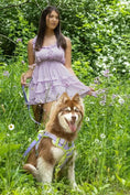 Load image into Gallery viewer, Lavender Garden Dog Harness – Adjustable, Comfortable, and Nature-Inspired
