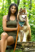 Load image into Gallery viewer, Sierra Sunrise Vegan Leather Dog Leash – Chic, Durable & Photo-Ready for Everyday Walks
