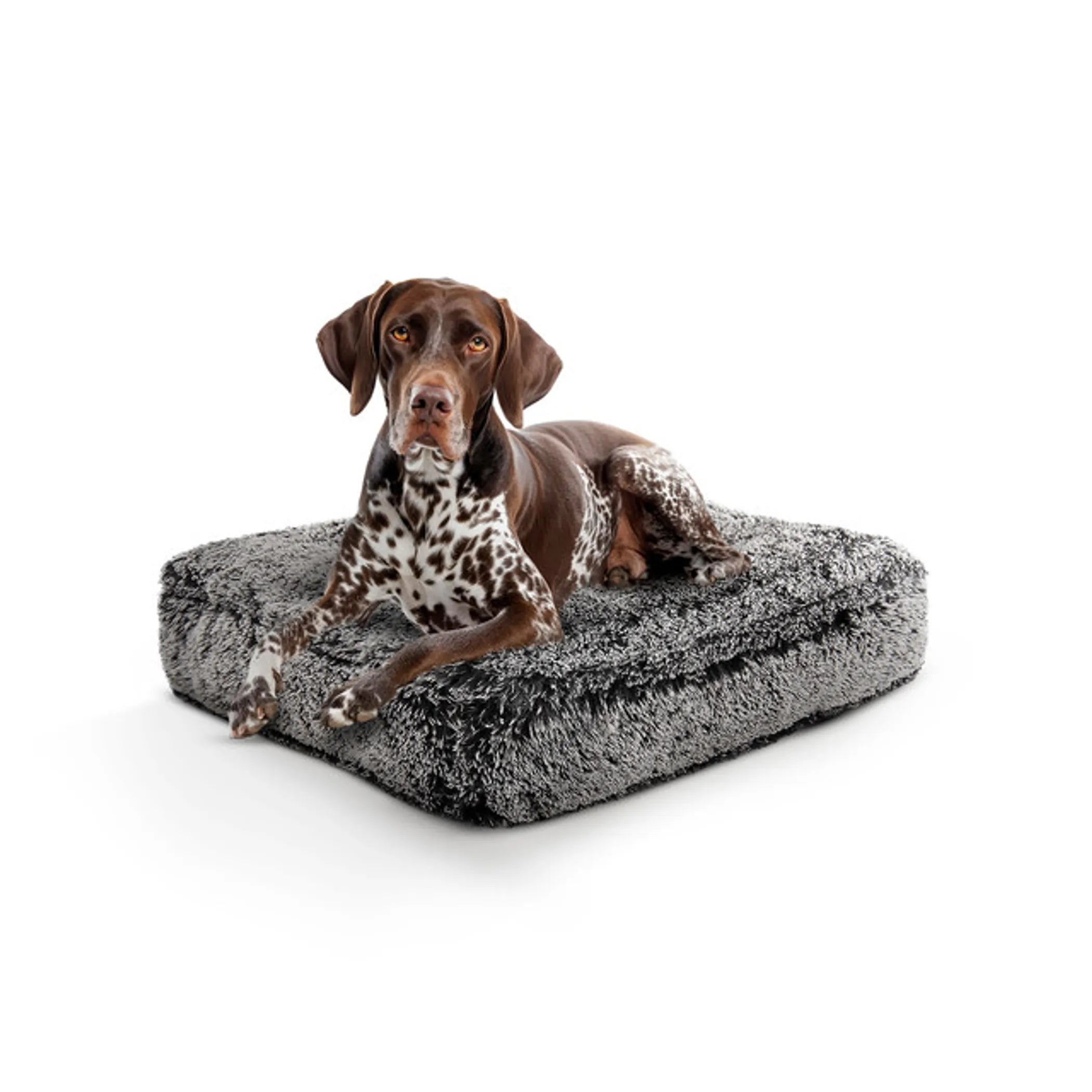 Doggy Dooties® Frosted Willow™ Rectangle Bed – Ultra-Soft, Washable Dog Bed