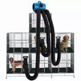 Load image into Gallery viewer, XPOWER 3-Speed Cage Dryer with Hose Kit – Professional Pet Grooming Dryer for Multiple Dogs

