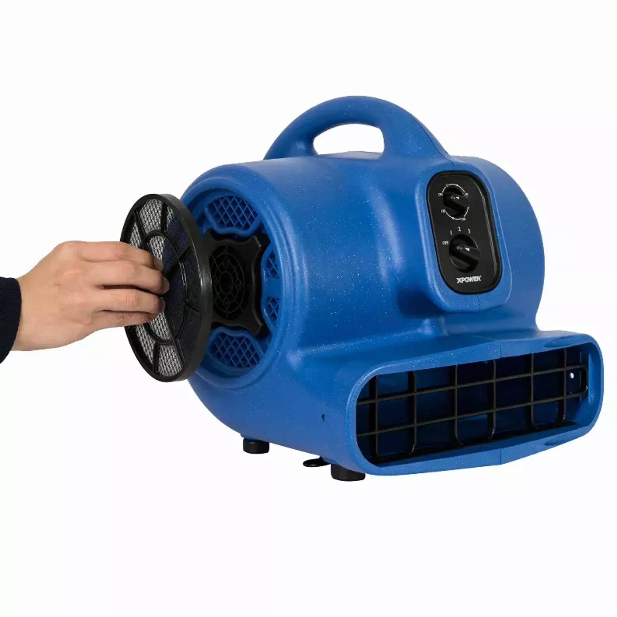 XPOWER 3-Speed Cage Dryer with Hose Kit – Professional Pet Grooming Dryer for Multiple Dogs