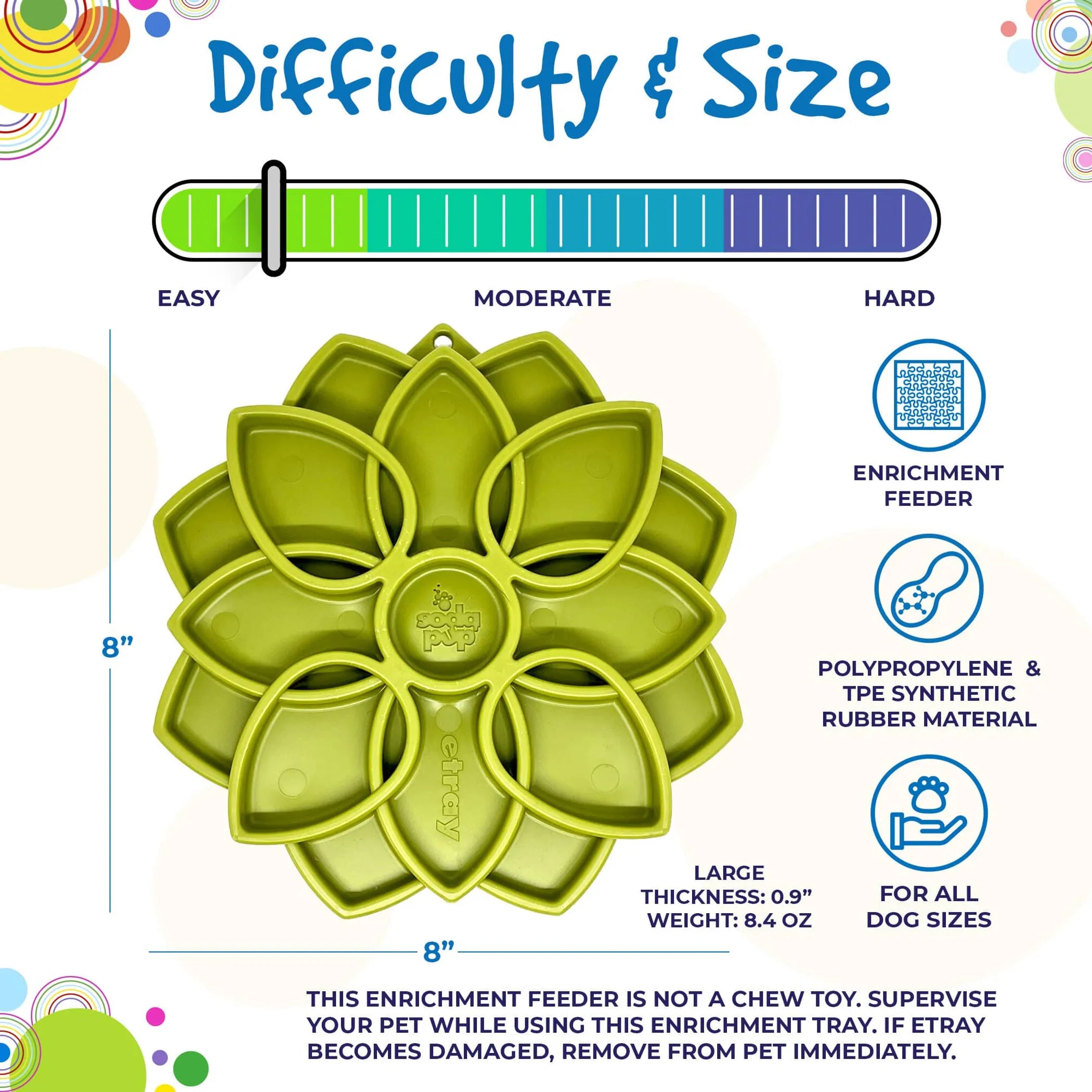 Dog Enrichment eTray – Mandala Design