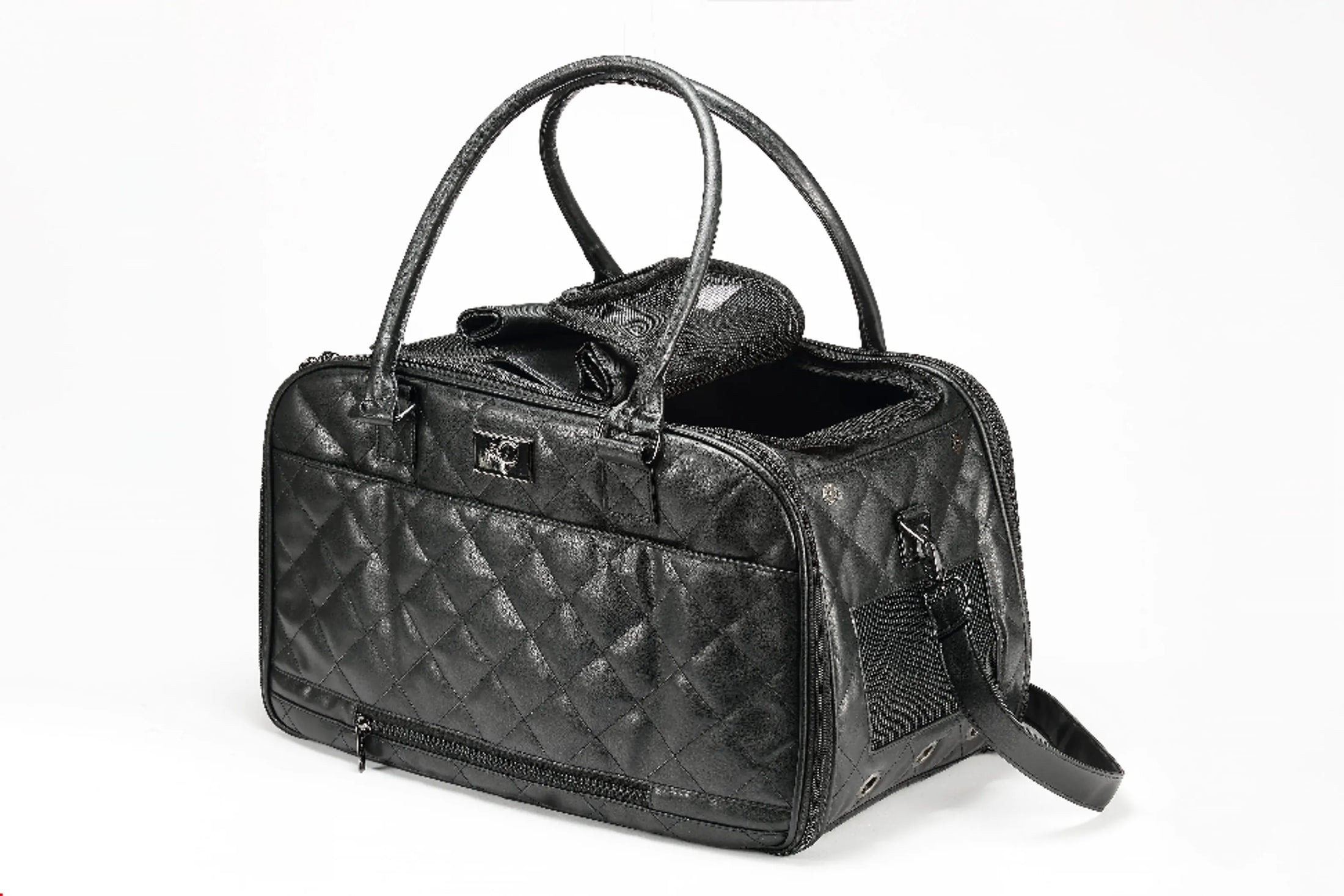 Lux Faux Leather Pet Carrier – Airline-Approved Travel Bag by Petique