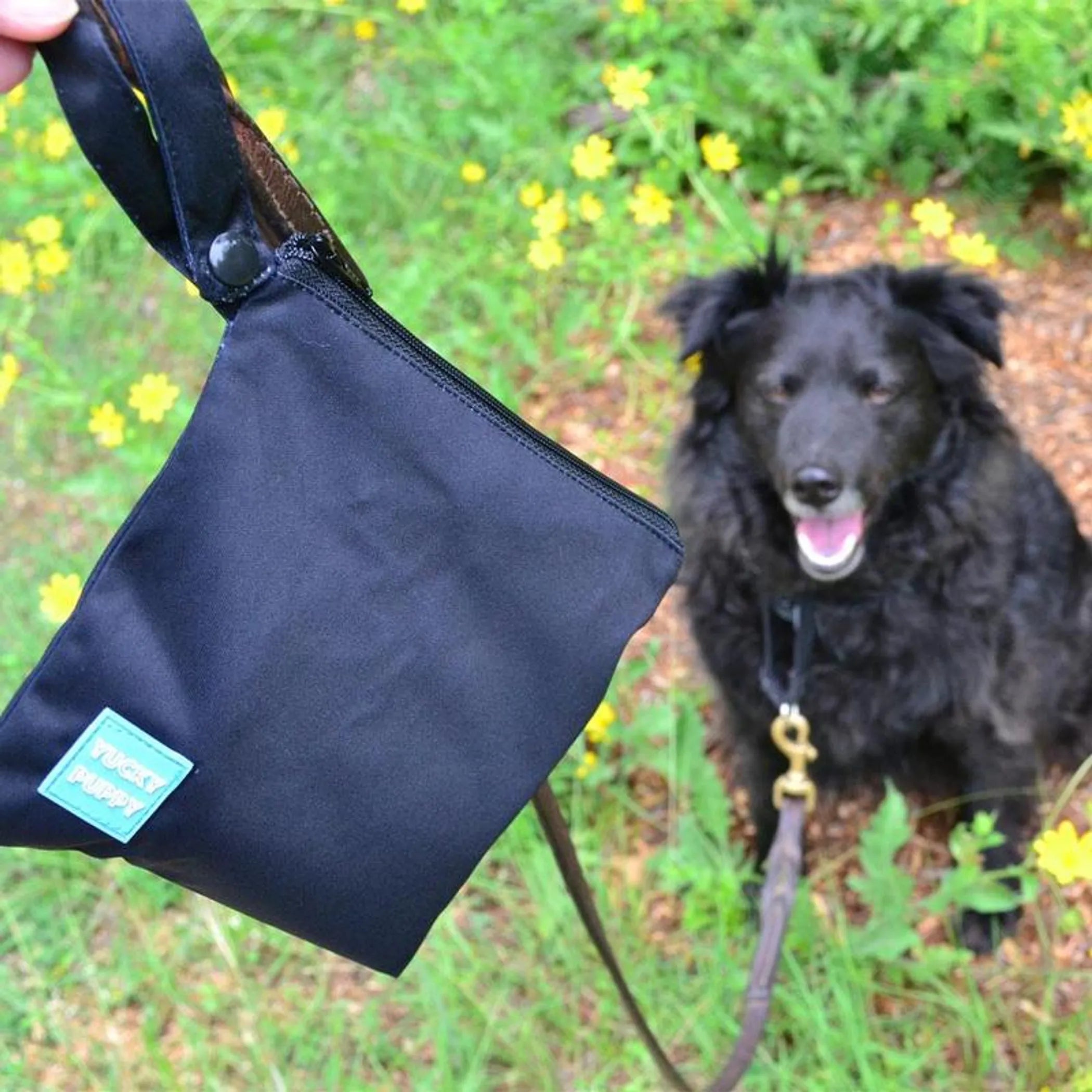 Doggy Dooties® XL Poop Bag Holder – Hands-Free Waste Carry Pouch (Set of 2)